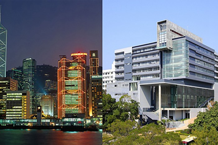香港中文大學(xué)西陲 香港中銀大廈&匯豐銀行